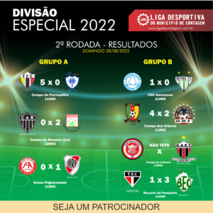 Barracão - Resultados da rodada de domingo e classificação das equipes